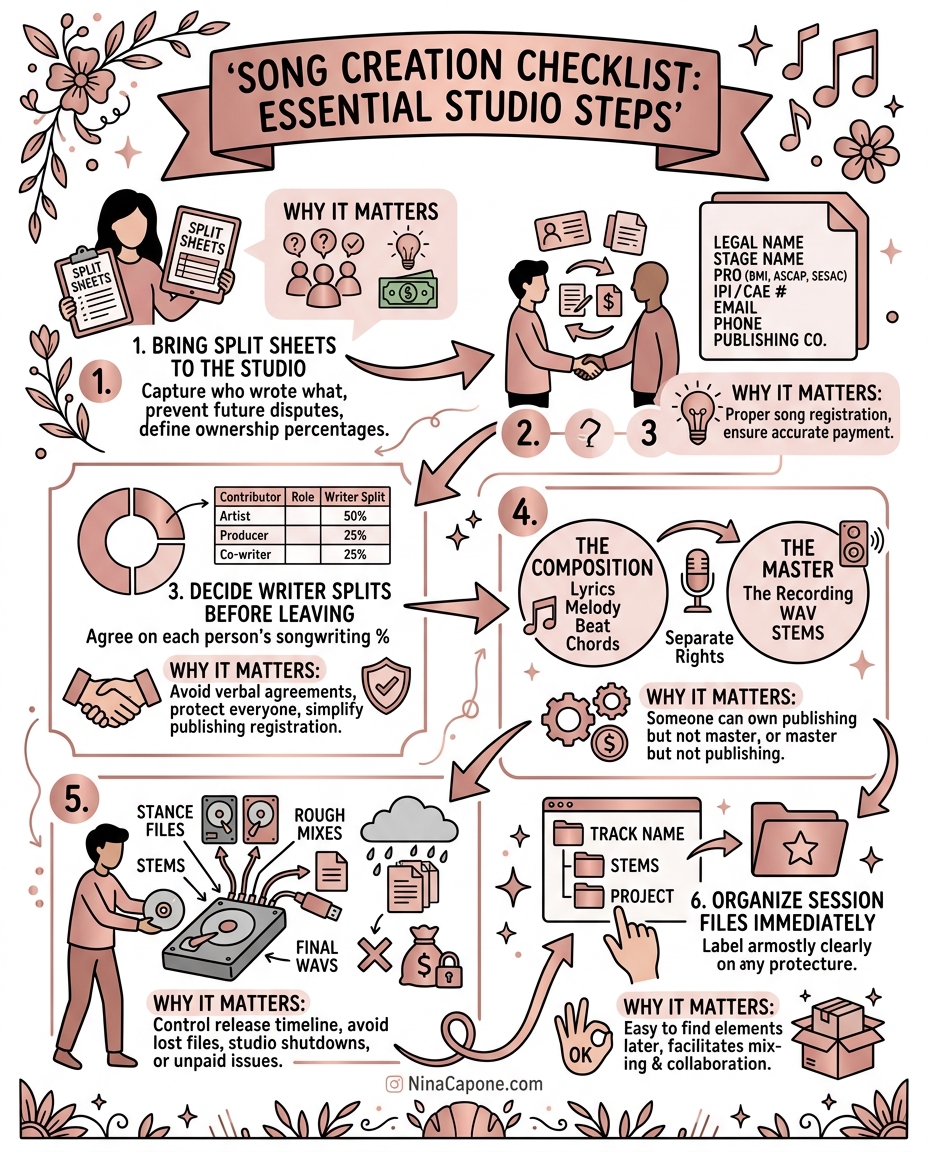 Song Creation Checklist: Essential Studio Steps